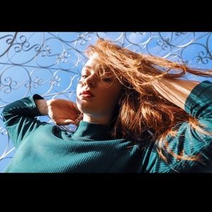 Turquoise Turtleneck